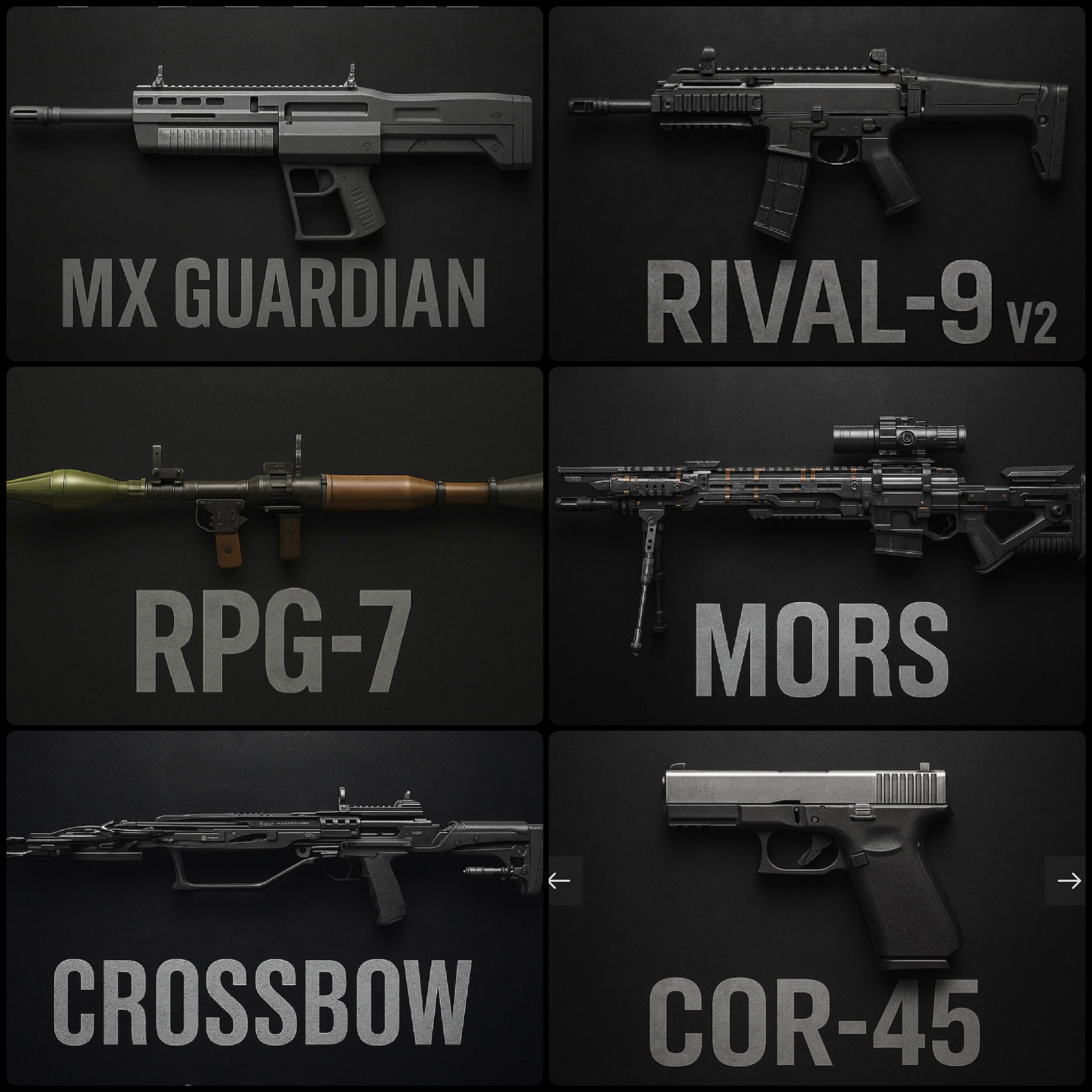 Modded weapon 12pc bundle