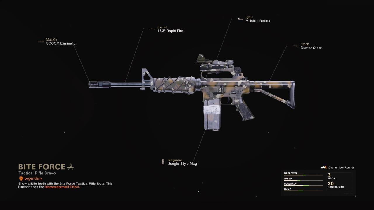 Bite Force (M16)
