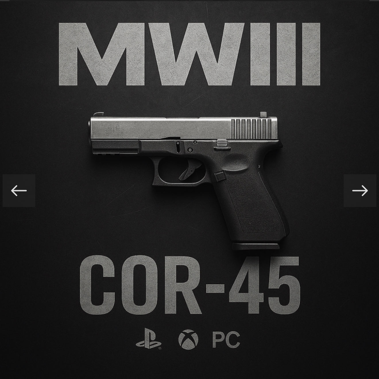 Modded cor-45 (binary rapid fire)